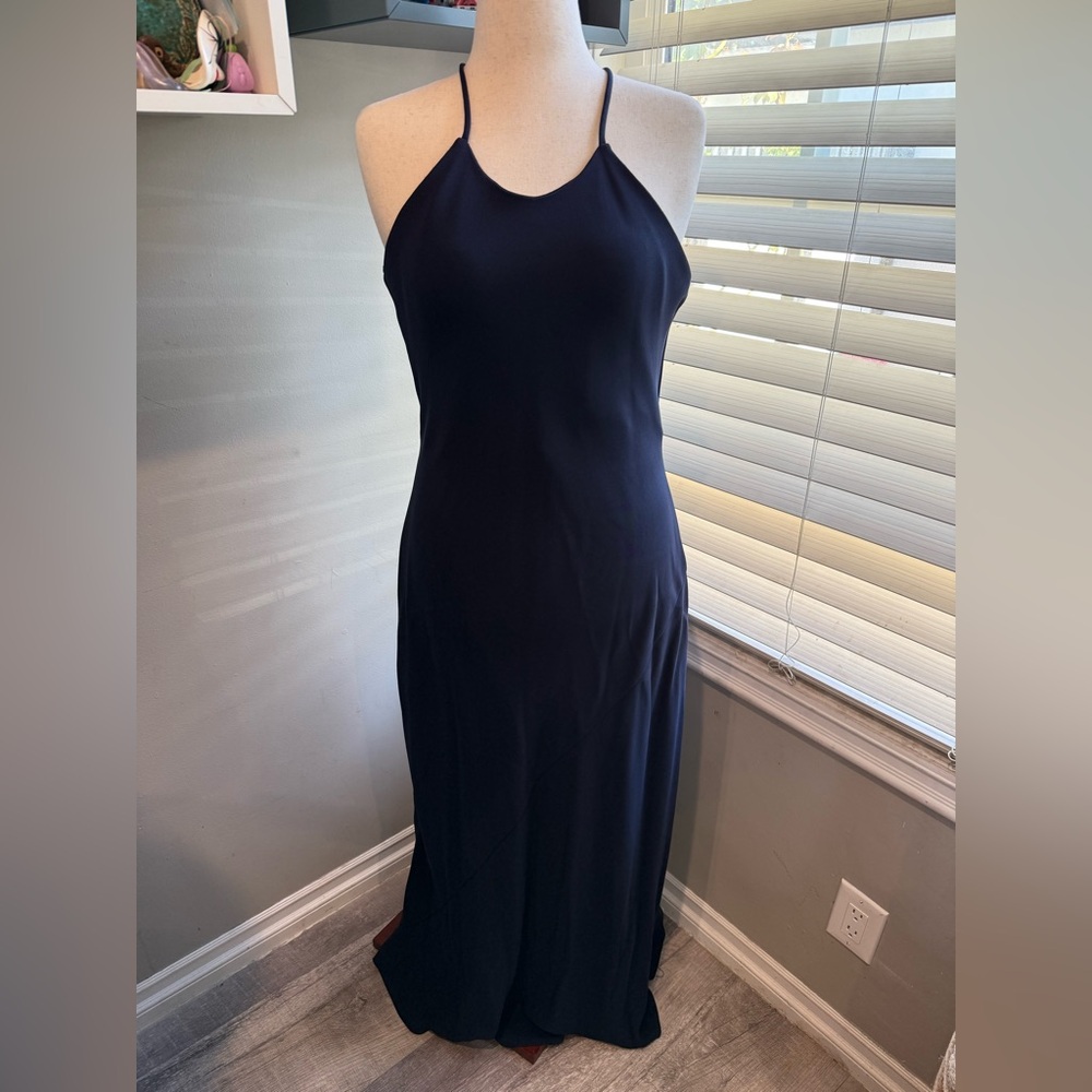 Vintage Jessica‎ McClintock Blue Maxi Gown